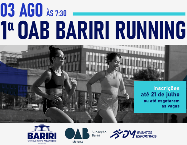 1ª OAB BARIRI RUNNING - 03/08/2025