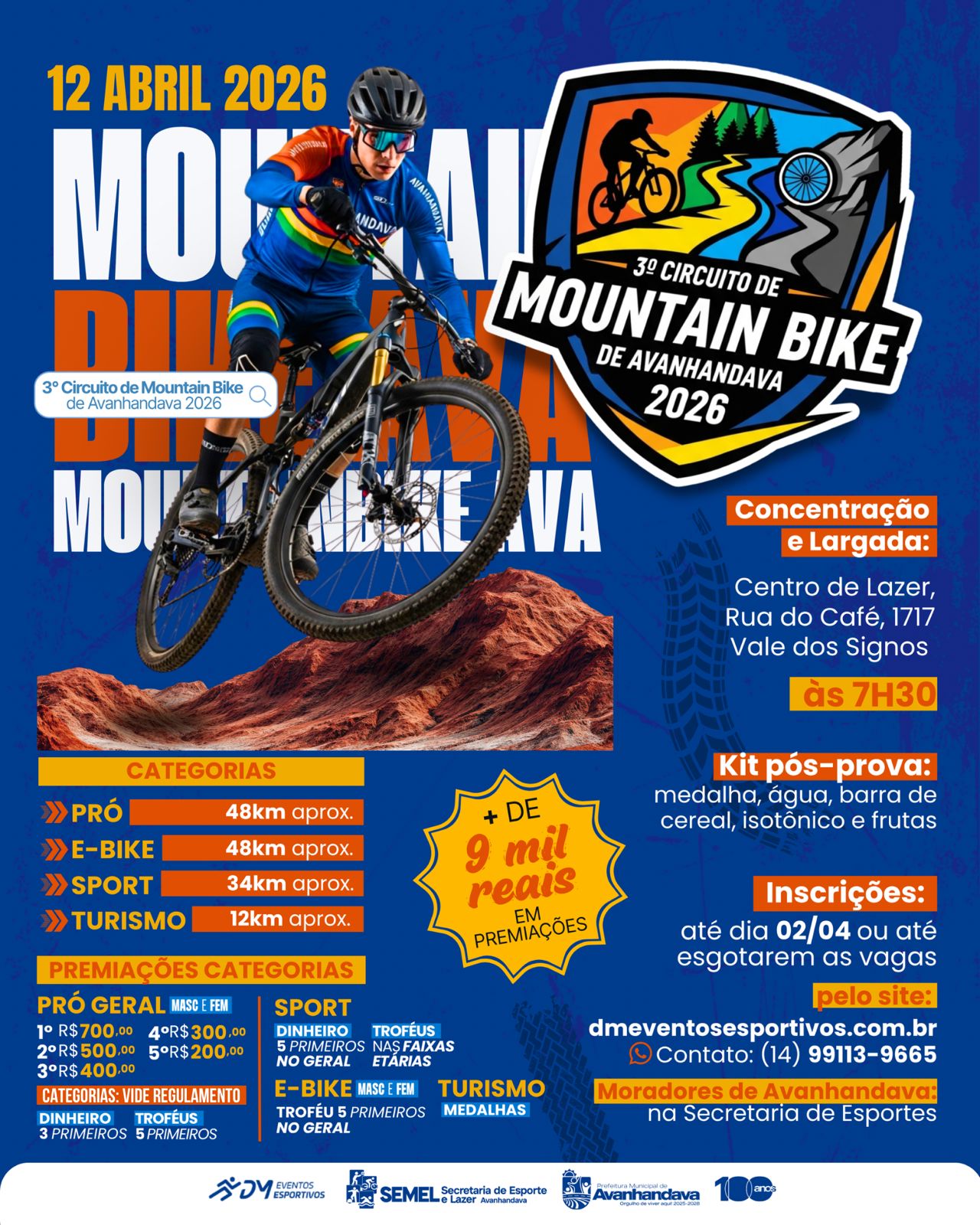 3º Circuito de Moutain Bike de Avanhandava 2026