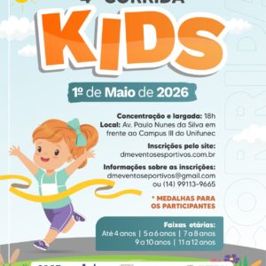 15° CORRIDA DO TRABALHADOR DE SANTA FÉ DO SUL CORRIDA KIDS