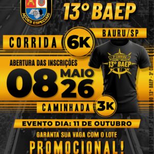 3º CORRIDA DO 13º BAEP- BAURU/SP