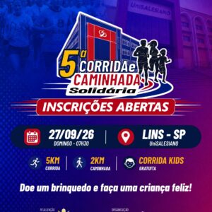5ª CORRIDA E CAMINHADA SOLIDÁRIA - UNISALESIANO