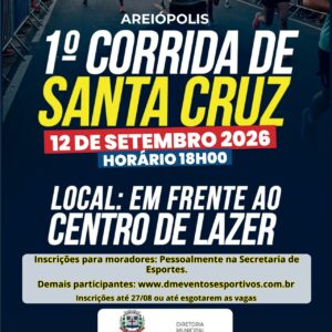 1° CORRIDA AREIÓPOLIS EM MOVIMENTO