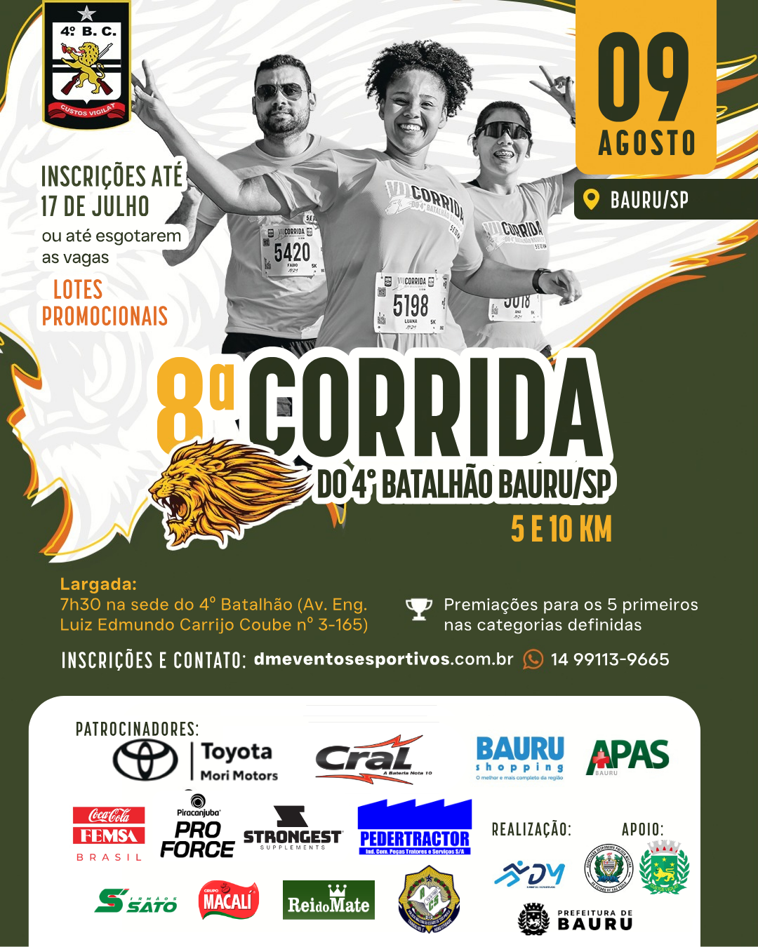 8° Corrida do 4º Batalhão de Polícia Militar do Interior